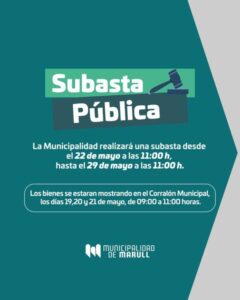 SUBASTA PÚBLICA EN MARULL
