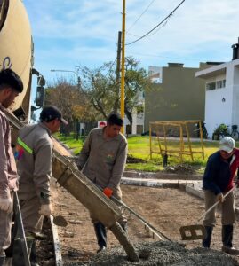 Plan de bacheo y reparación de calles en Miramar